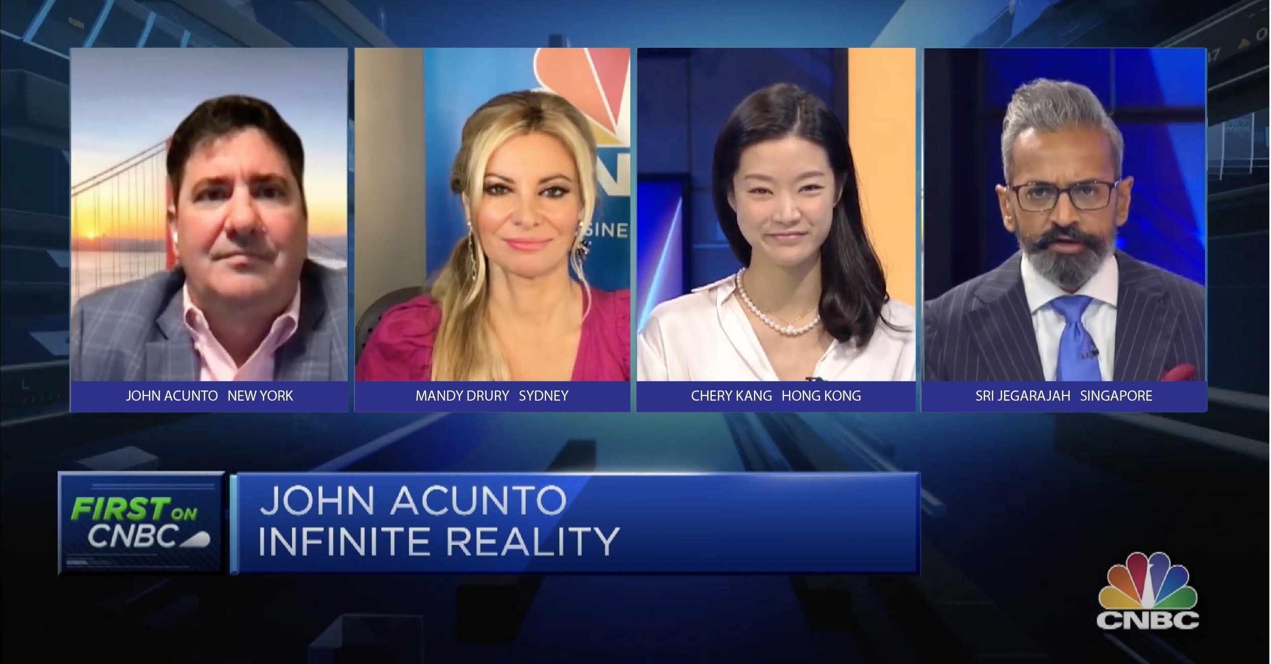 John Acunto CEO, Infinite Reality on CNBC SQUAWK BOX